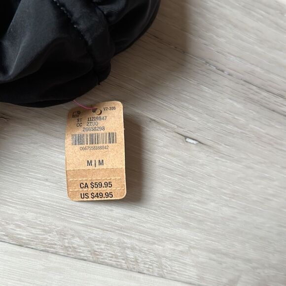 Victoria's Secret PINK Triangle Wrap One-Piece Swimsuit Black M NWT - Picture 10 of 11